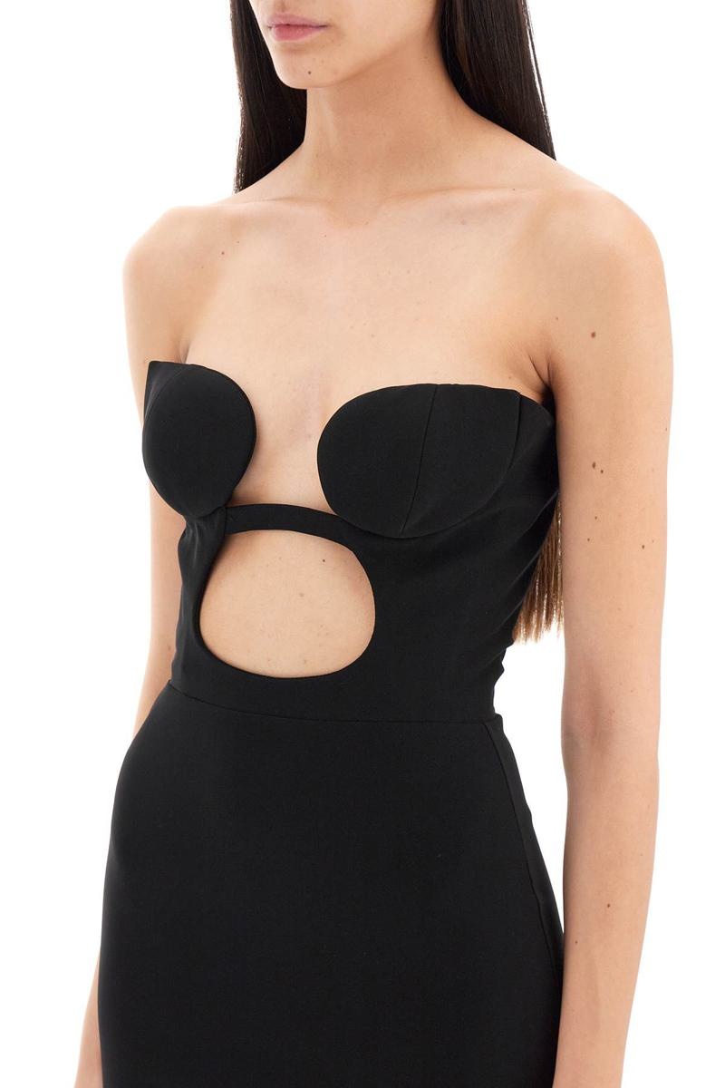 Nensi Dojaka MINI BUSTIER DRESS WITH CUT-OUT - 4