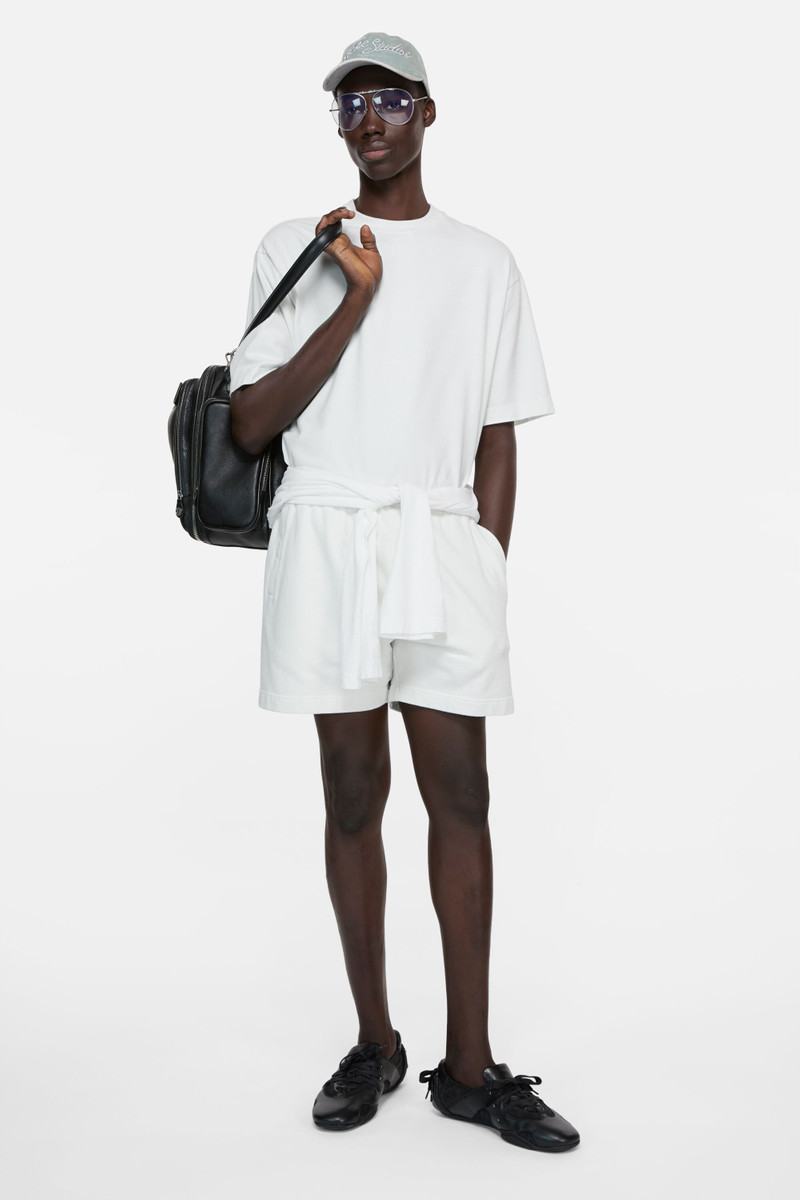 Acne Studios Logo t-shirt - Relaxed fit - Ice White outlook