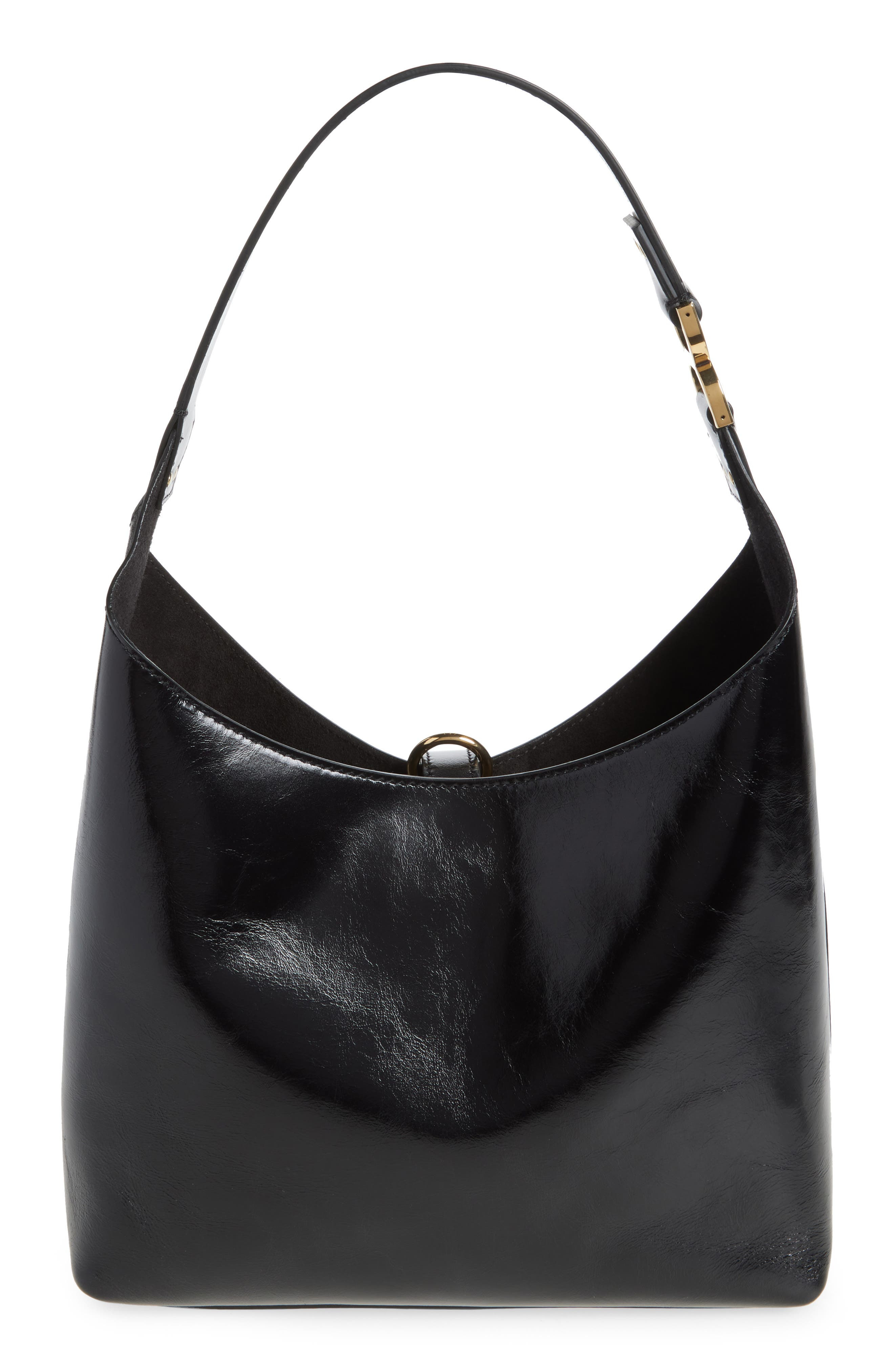 Chloé Small Marcie Leather Hobo Bag in 001 Black at Nordstrom - 4