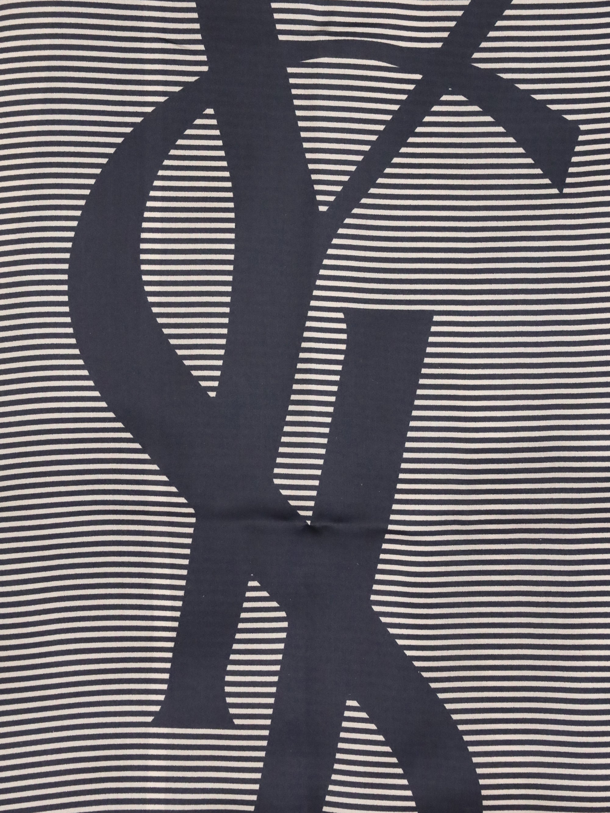 Saint Laurent Women Cassandre Striped Stole - 3