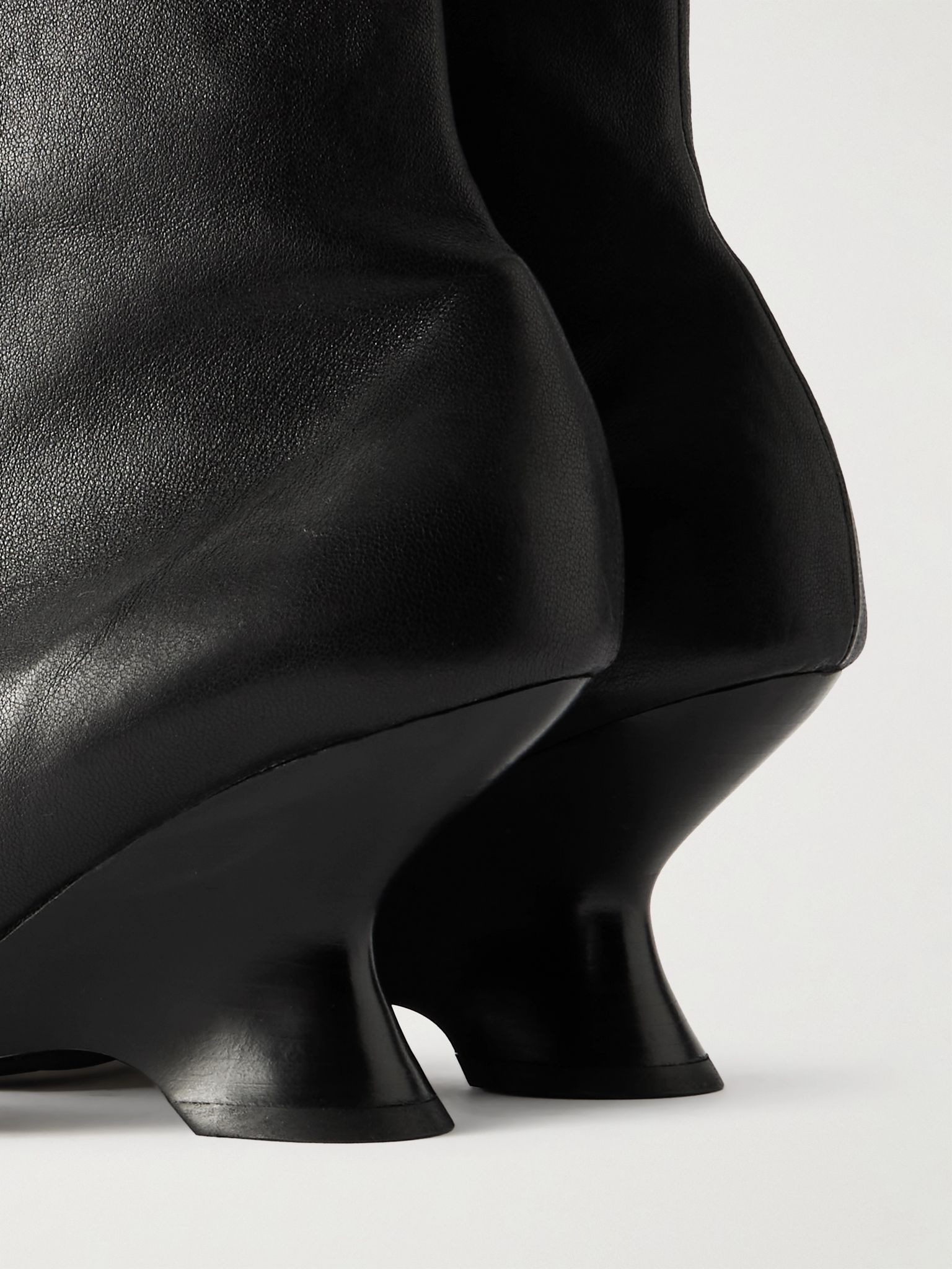 Leather ankle boots Black - 4