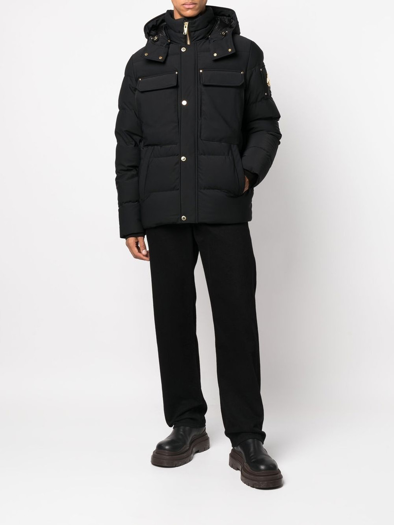 MOOSE KNUCKLES hooded padded jacket outlook