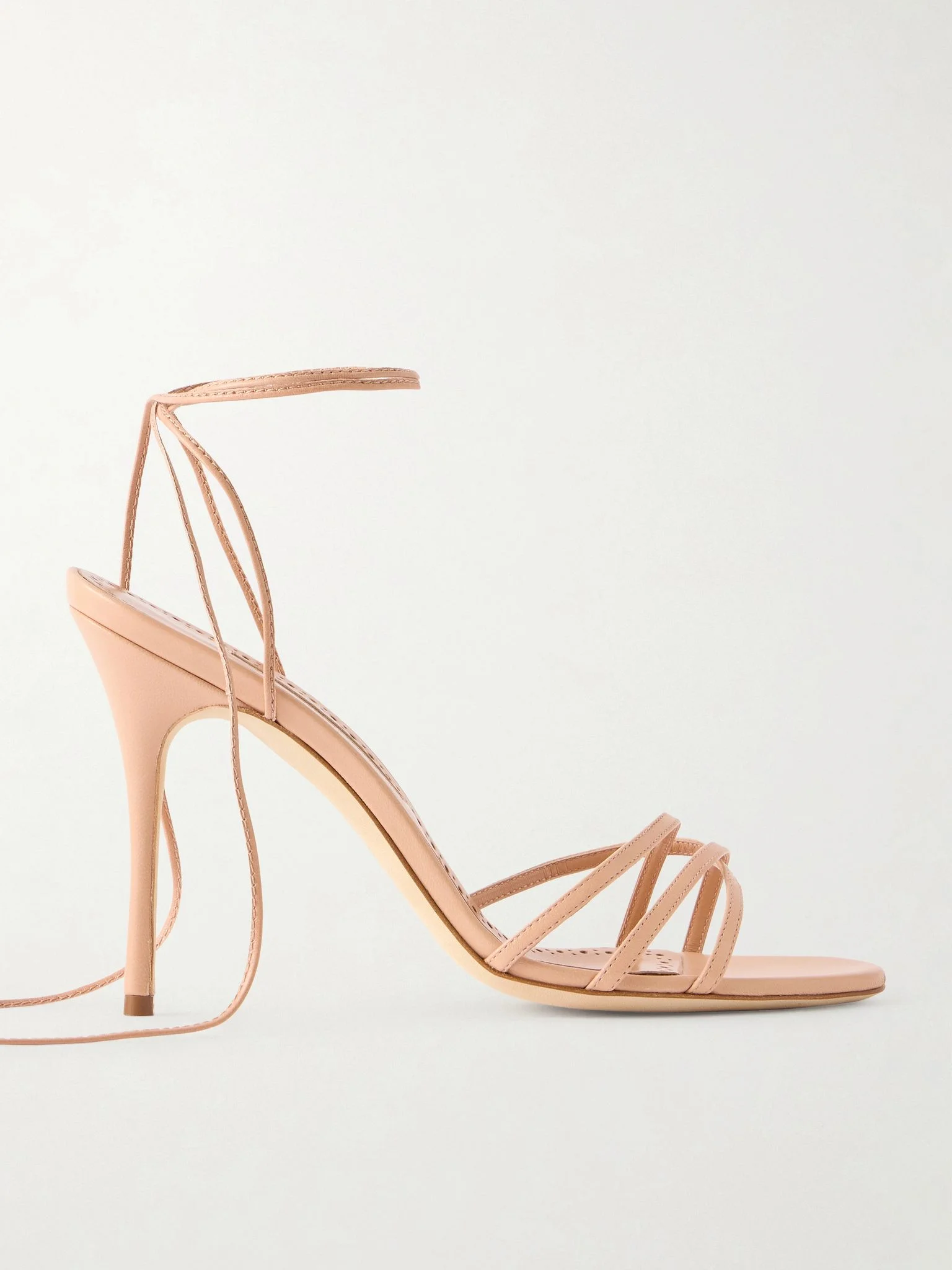 Leva 105 leather sandals Blush - 1
