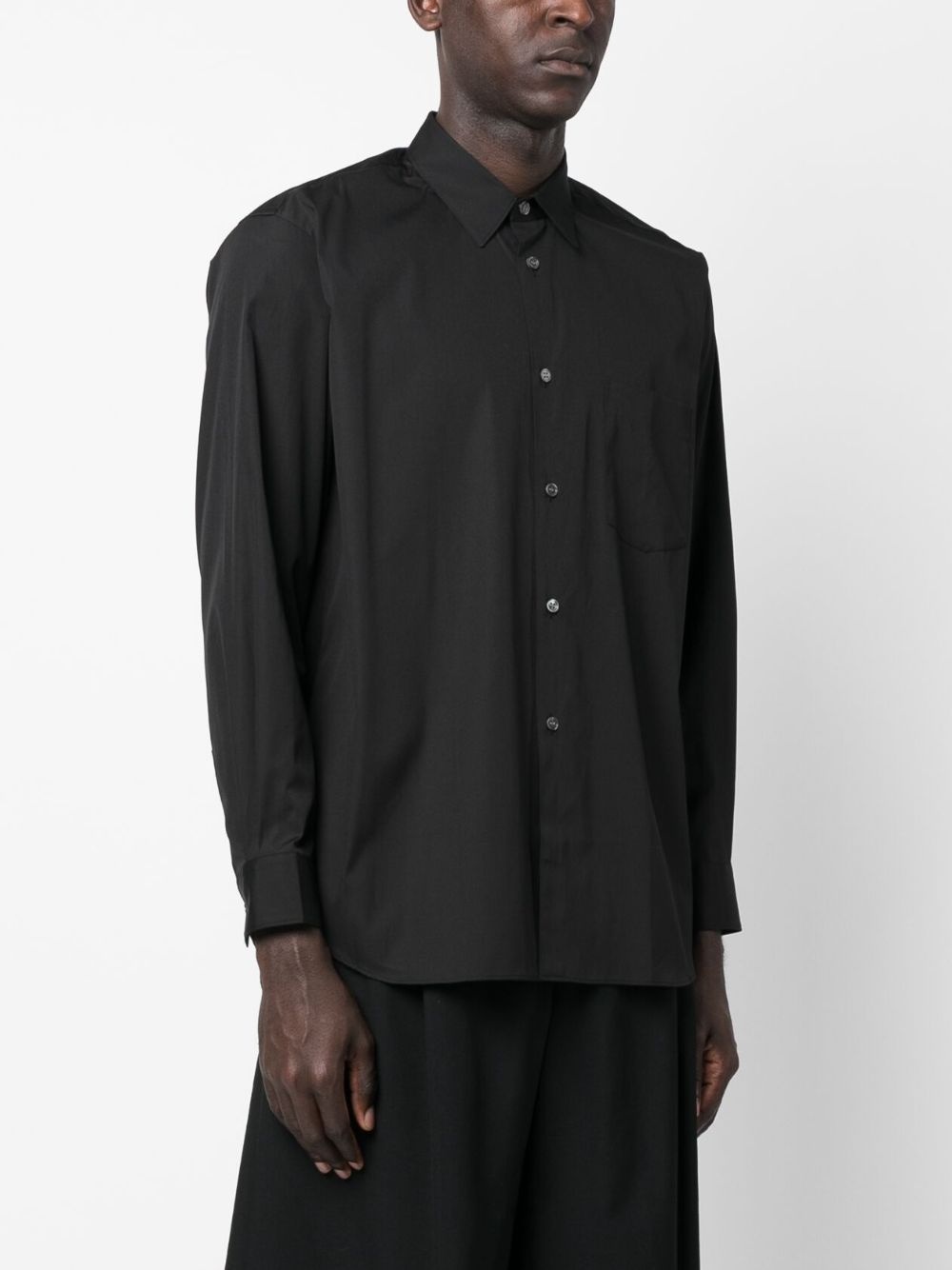 long-sleeve cotton shirt - 3