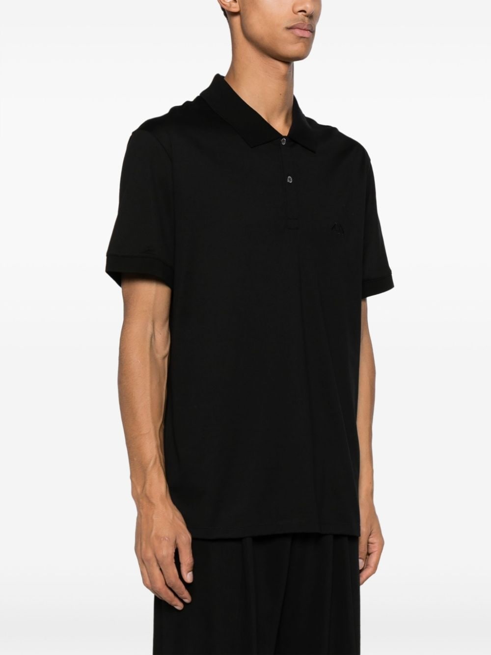 short-sleeve cotton polo shirt - 3