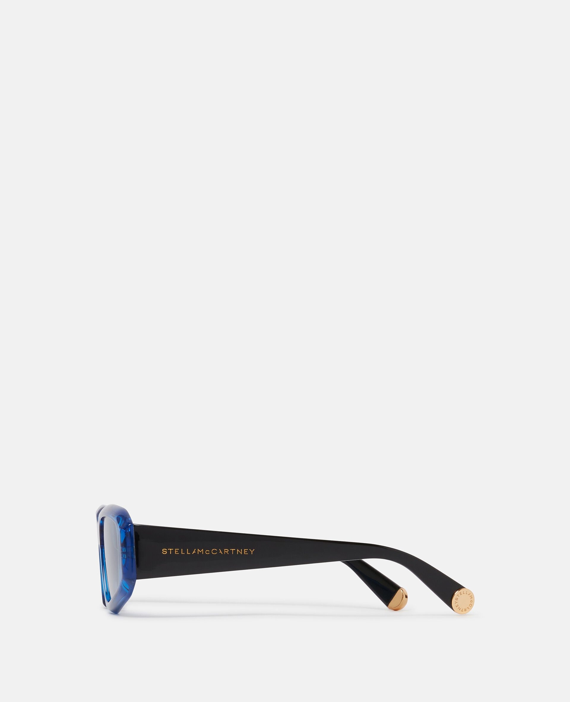 Abstract Rectangle Sunglasses - 4