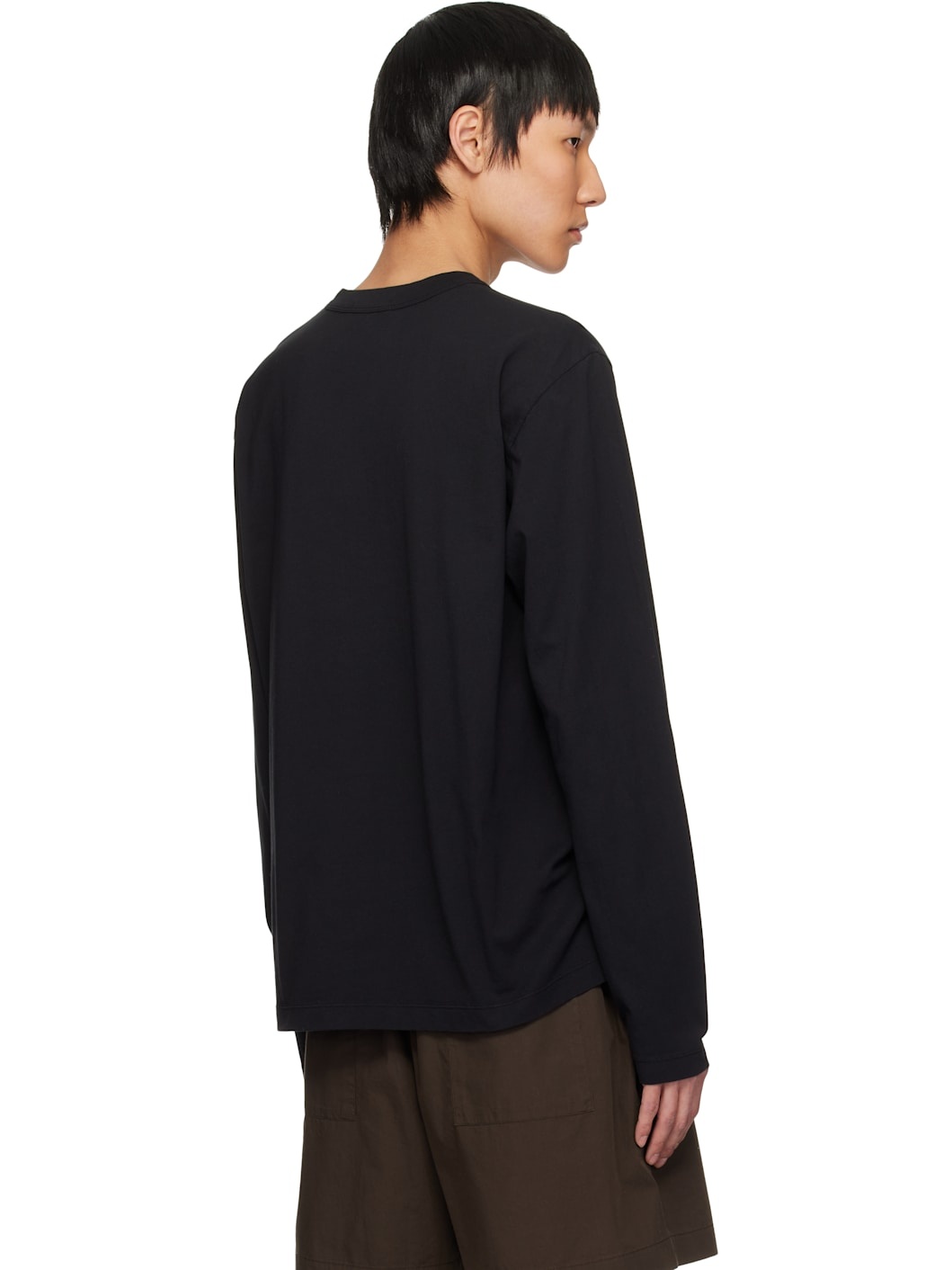 Black Long-Sleeved T-shirt - 3