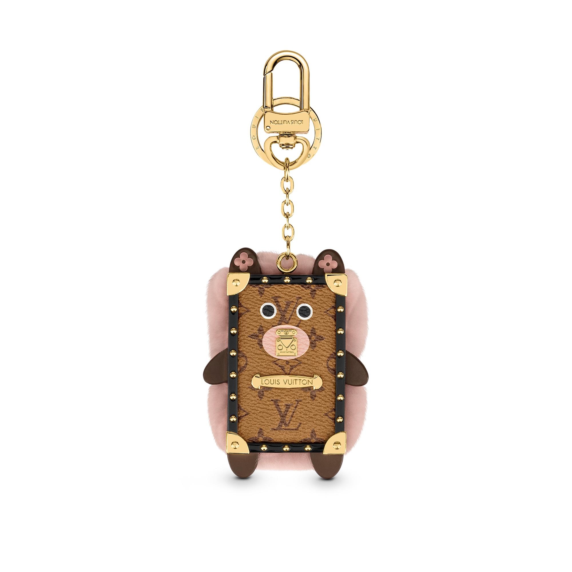 Eye-Trunk Bear Bag Charm and Key Holder - 1