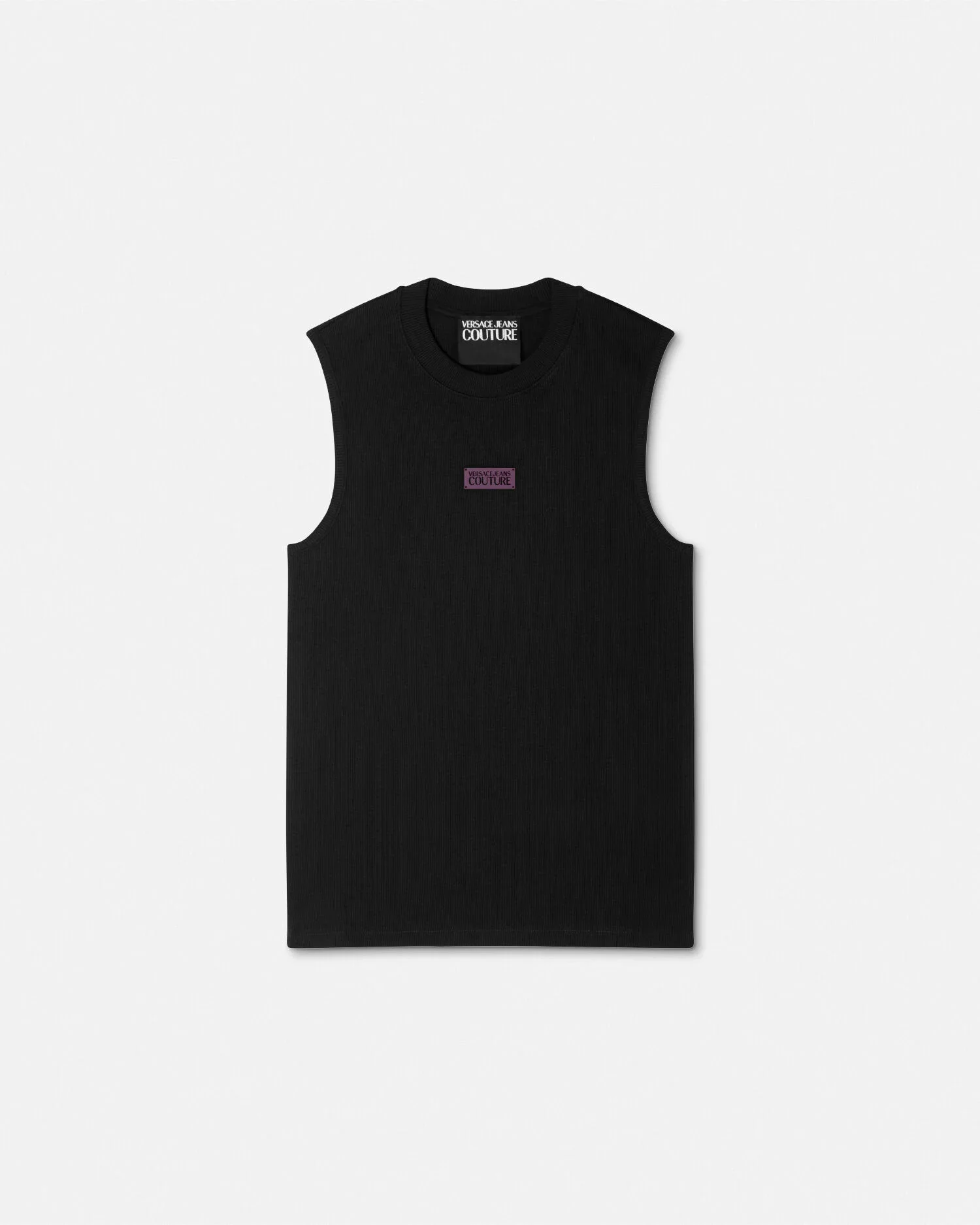 Logo Slim-Fit Ribbed Tank Top - 1