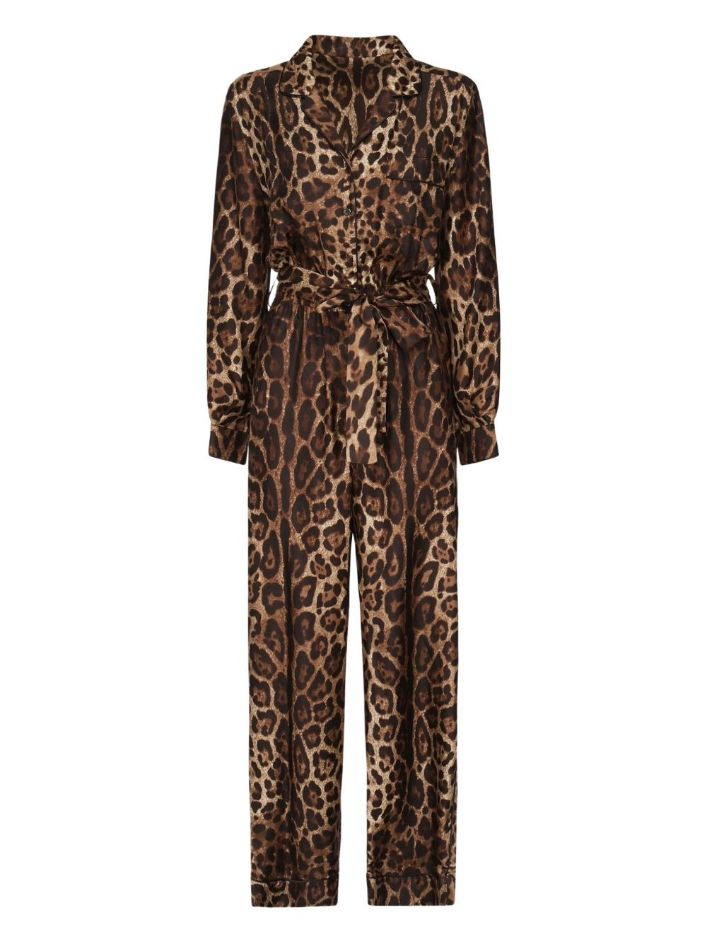 leopard print jumpsuit - 2