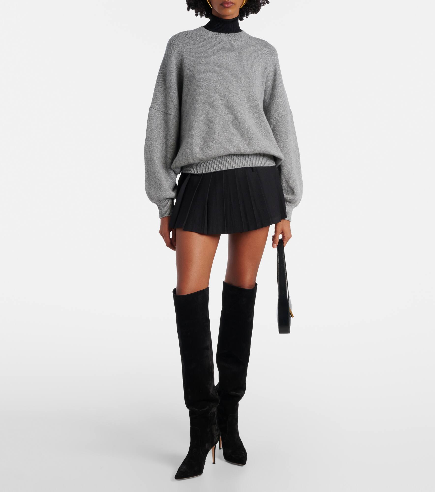 Hansen 85 suede knee-high boots - 3