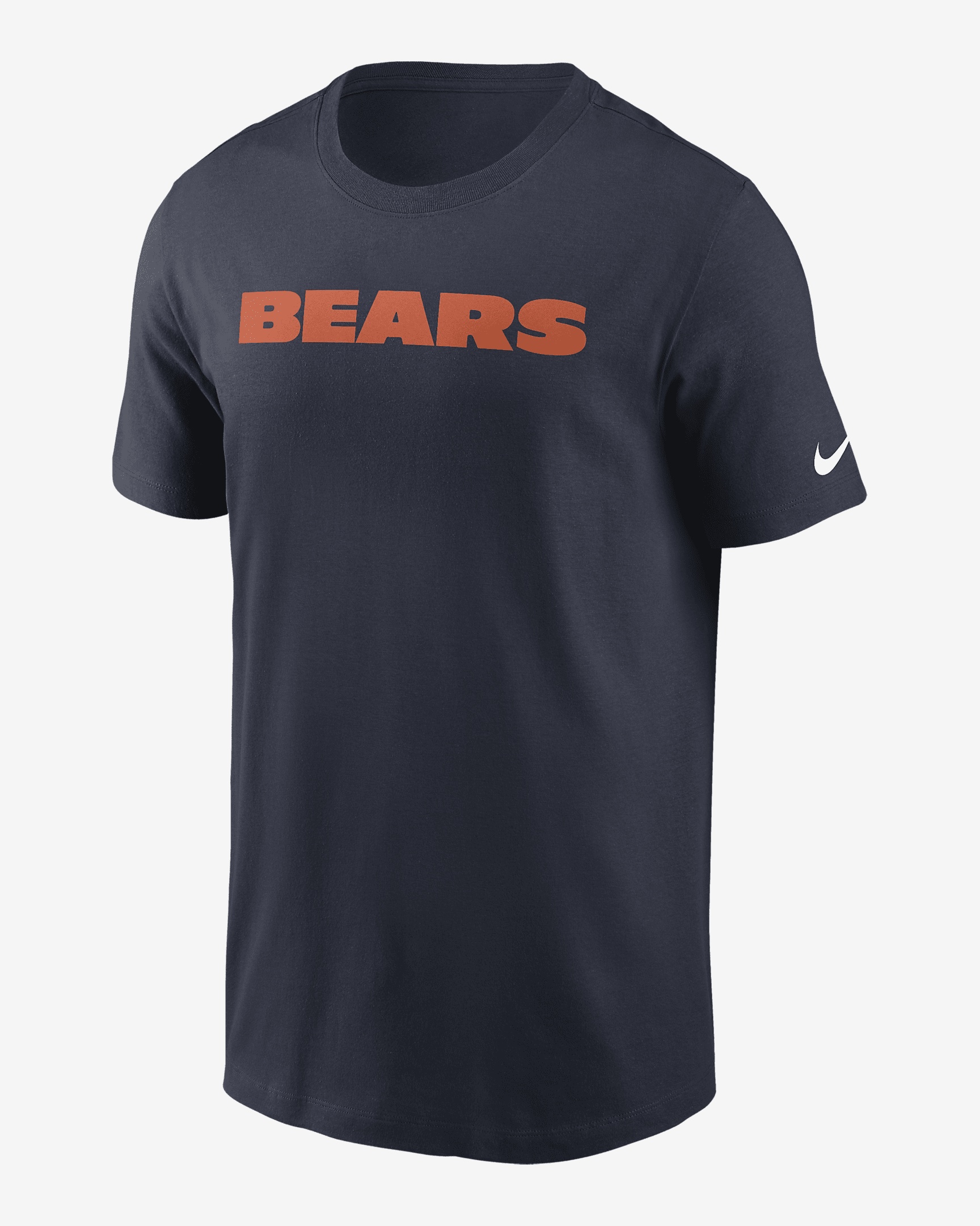 Chicago Bears Primetime Wordmark Essential Nike Men's NFL T-Shirt - 1