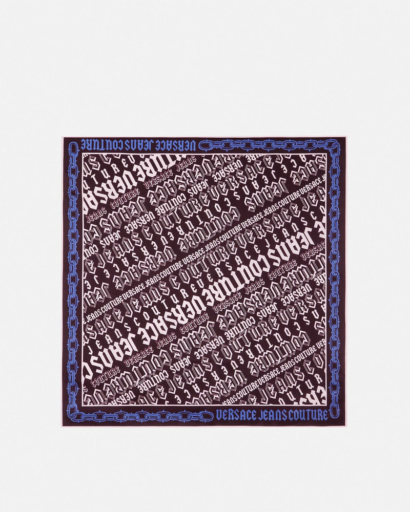 Chain Logomania Silk Foulard 90 cm 1