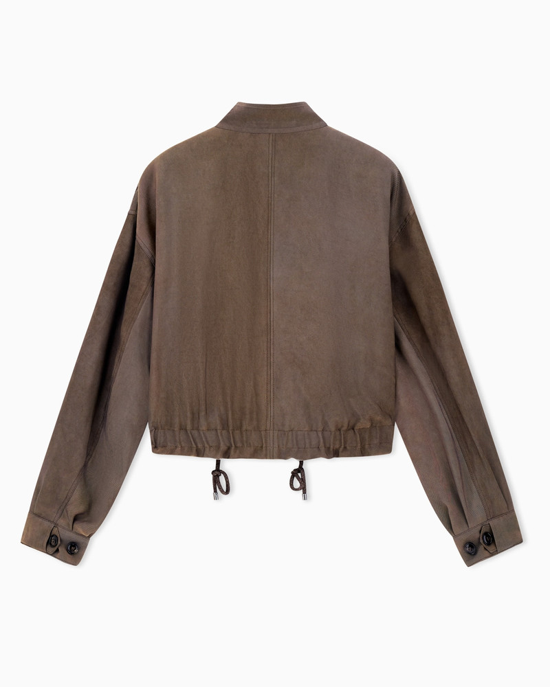 BLOUSON IN IRIDESCENT VISCOSE 3