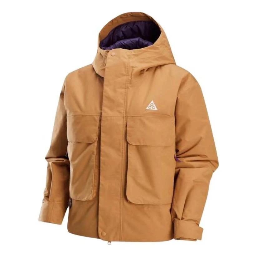 (WMNS) Nike ACG Storm-FIT Skull Peak Jacket 'Yellow' FV7328-224 - 1