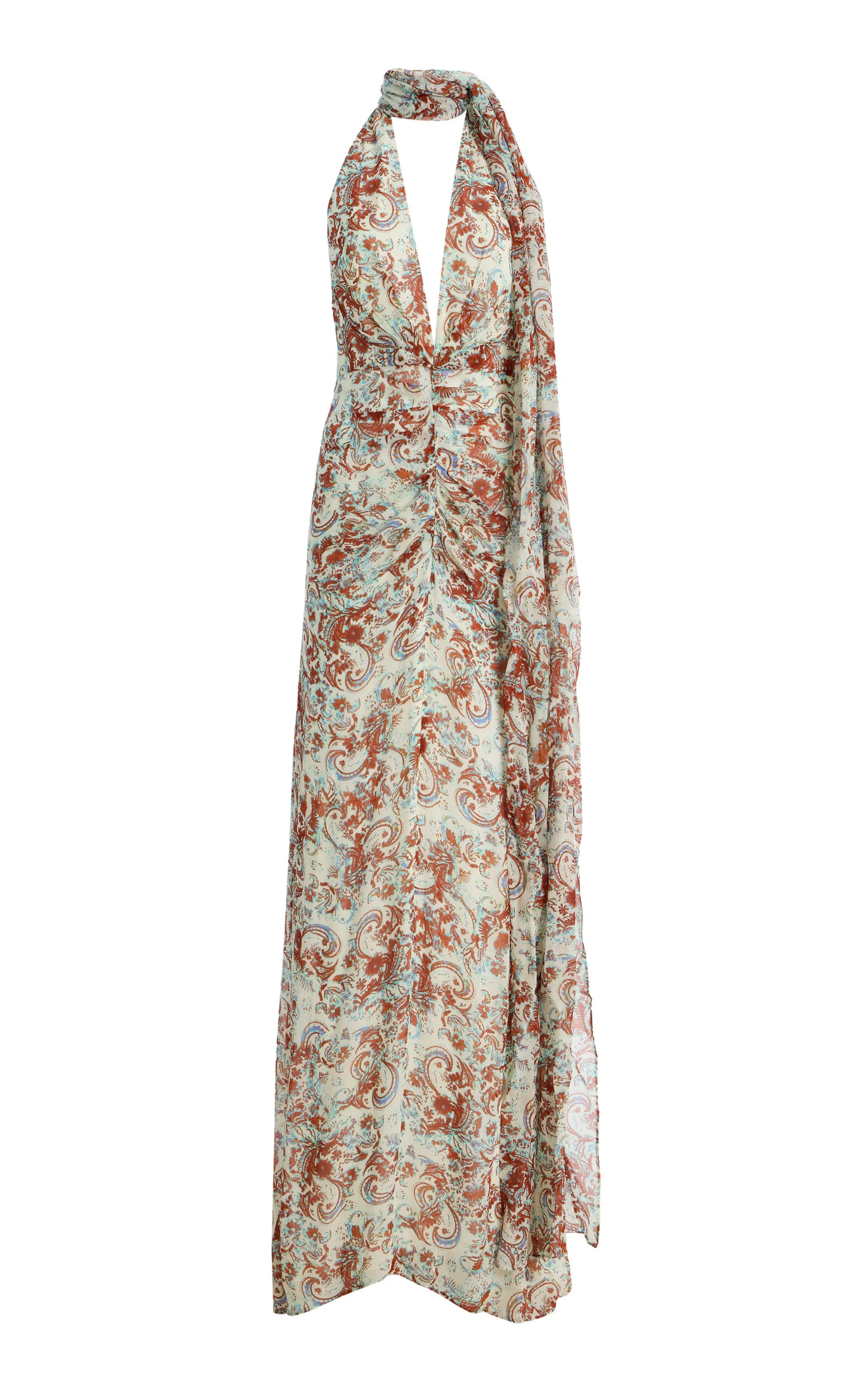 Exclusive La Isla Formentera Chiffon Maxi Dress multi - 1