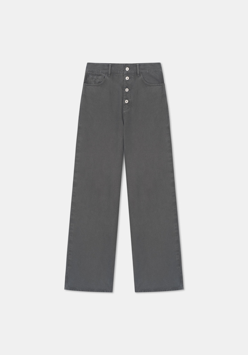 STEWART Wide-leg denim pants 1