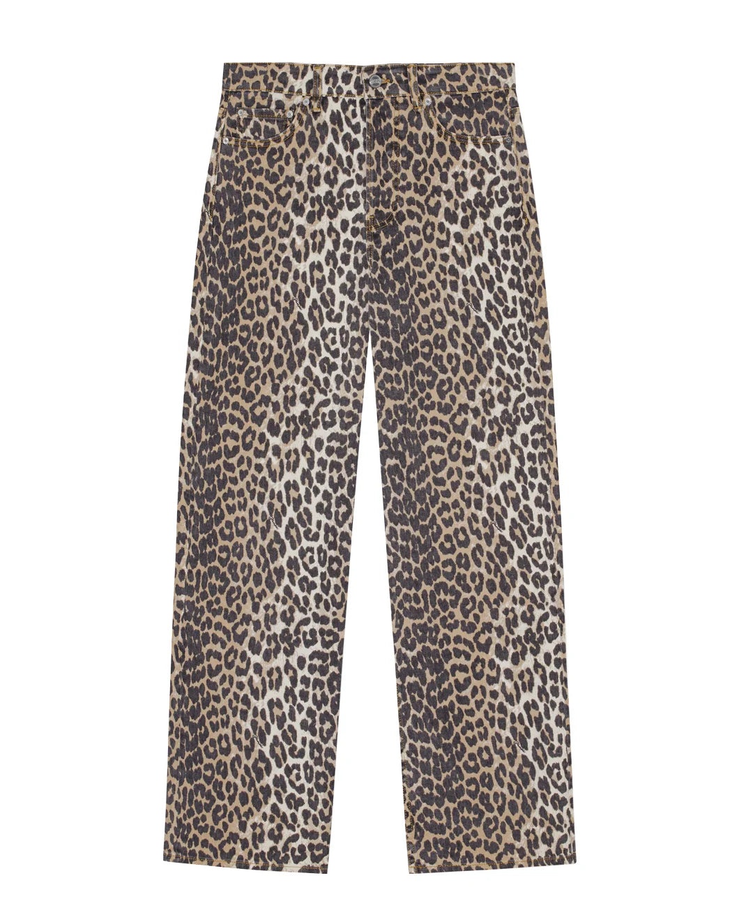 LEOPARD PRINT IZEY JEANS - 1