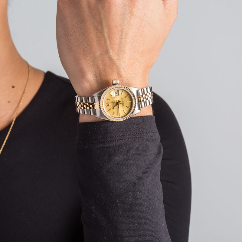 Rolex Datejust Ref 69173 Champagne Dial - 5