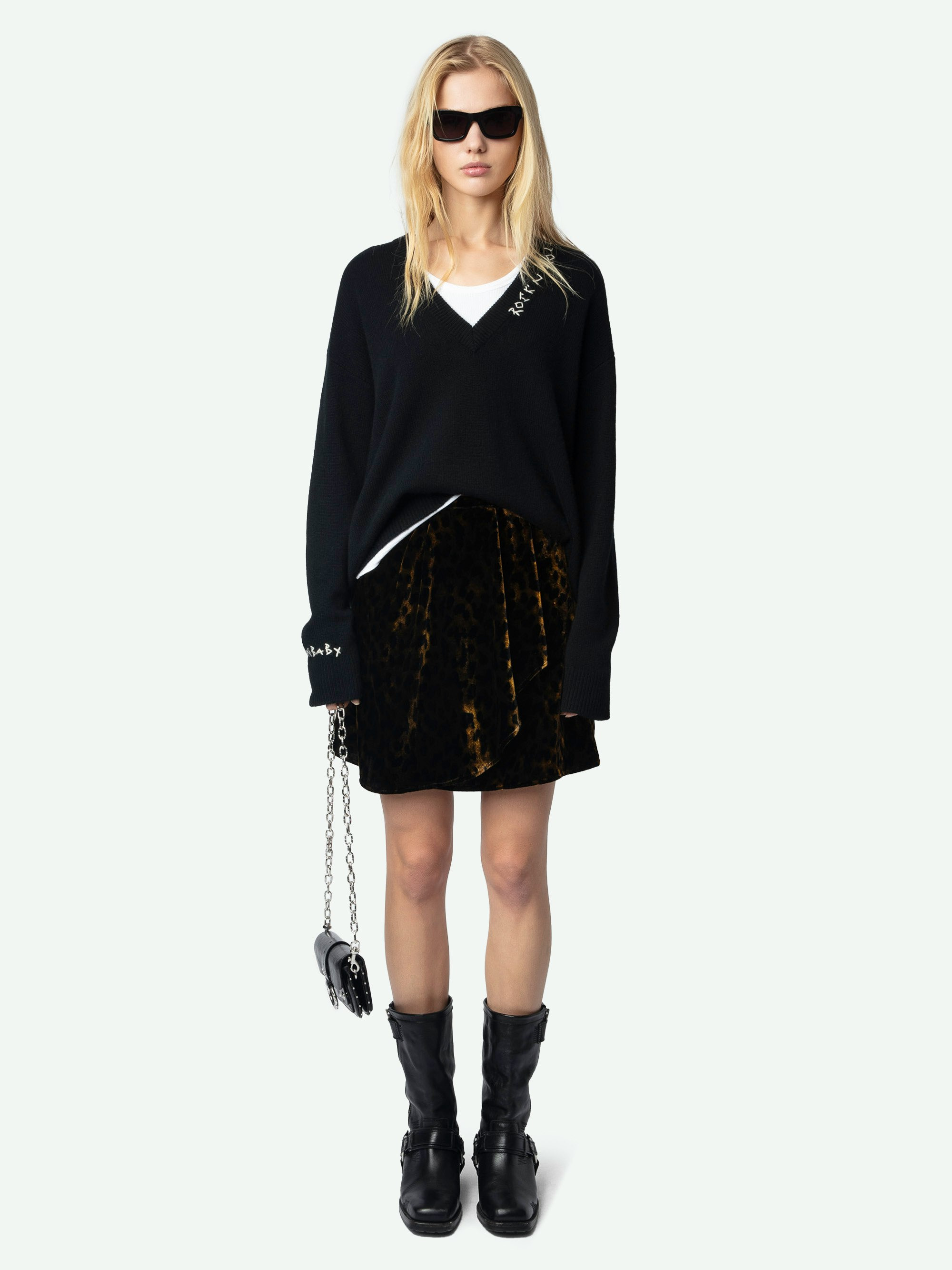 Jerry Velvet Skirt - 4