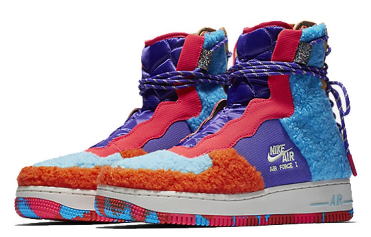 (WMNS) Nike Air Force 1 Rebel XX 'Colored Sherpa' CQ7518-571 - 2