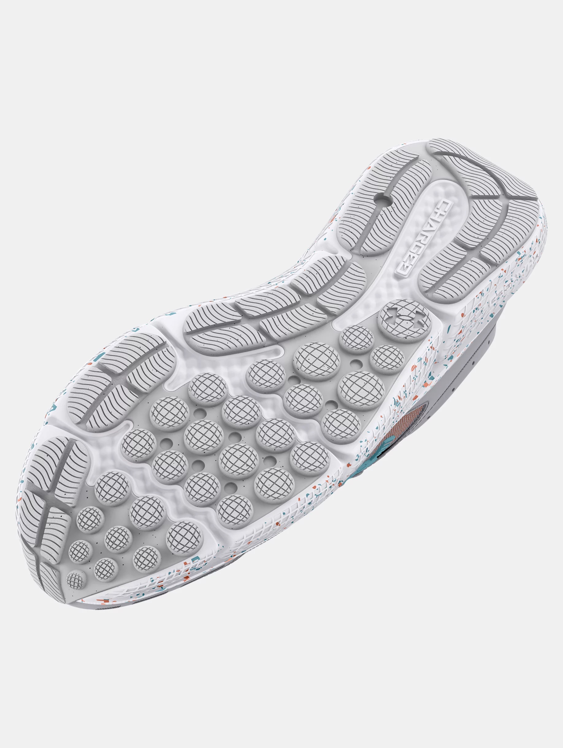 Women's UA Charged Assert 10 Paint Splatter Running Shoes - 4