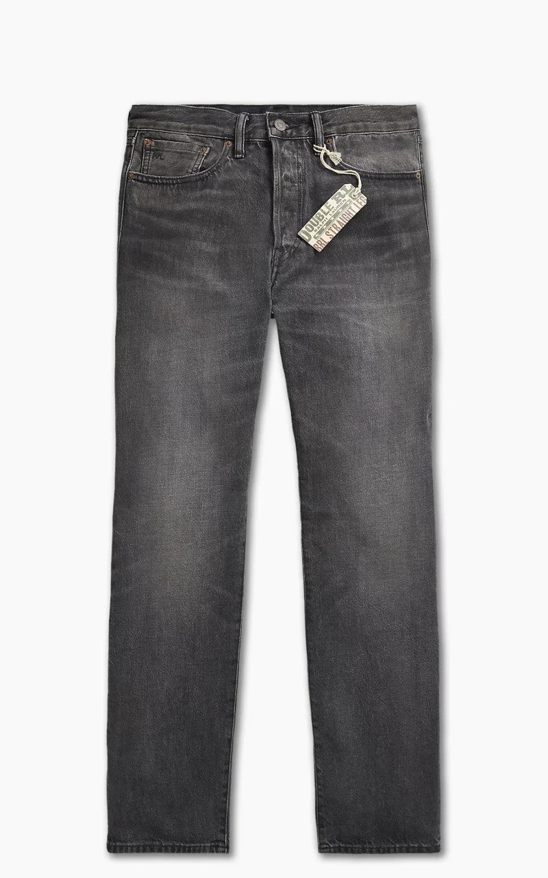 RRL STRAIGHT FIT JEAN DUSTY BLACK WASH - 1