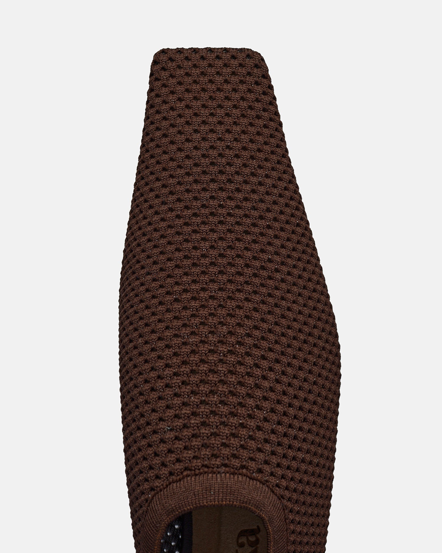 Mesh-Knit Square-Toe Slip-On Shoes - 3