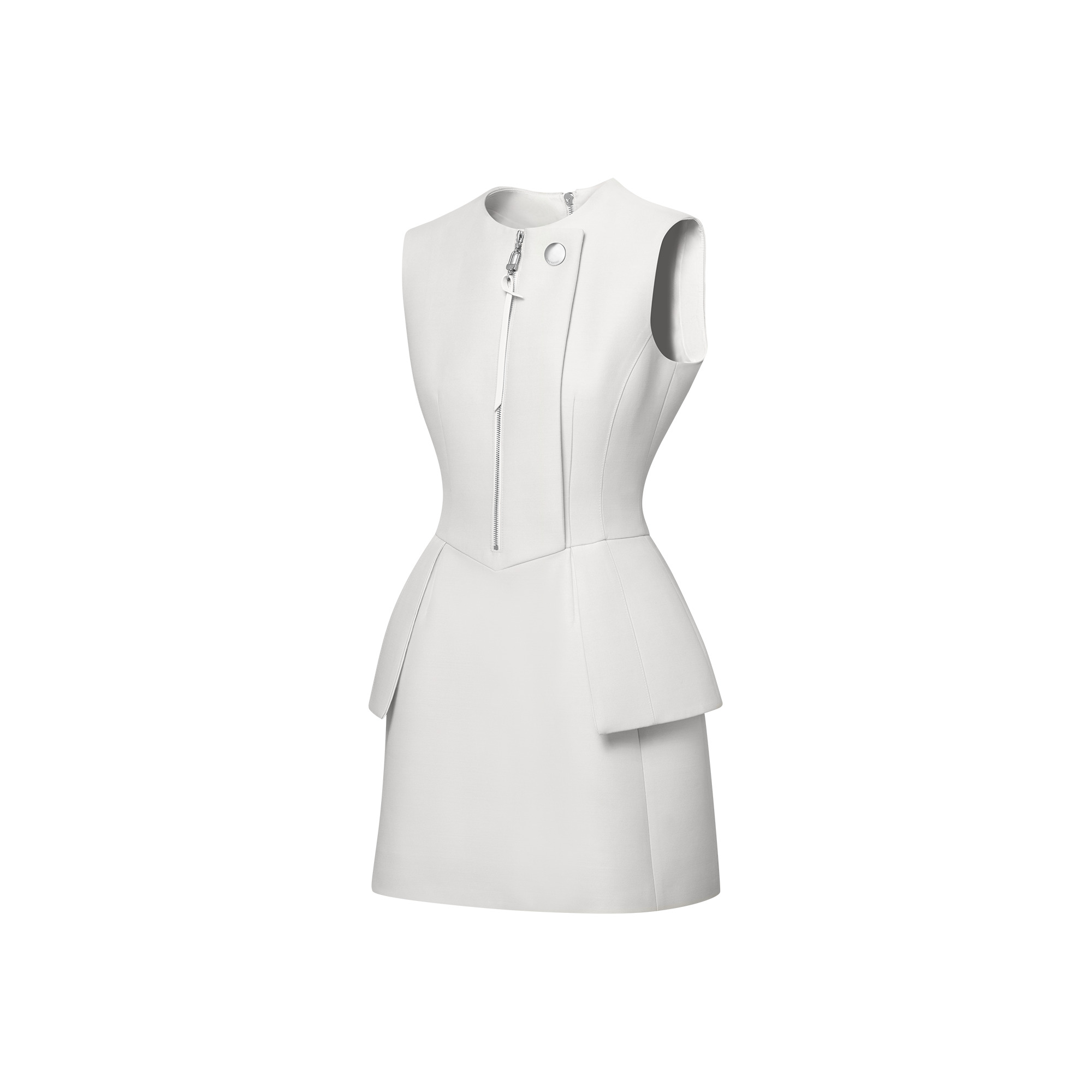 Tailored Peplum Dress - 2