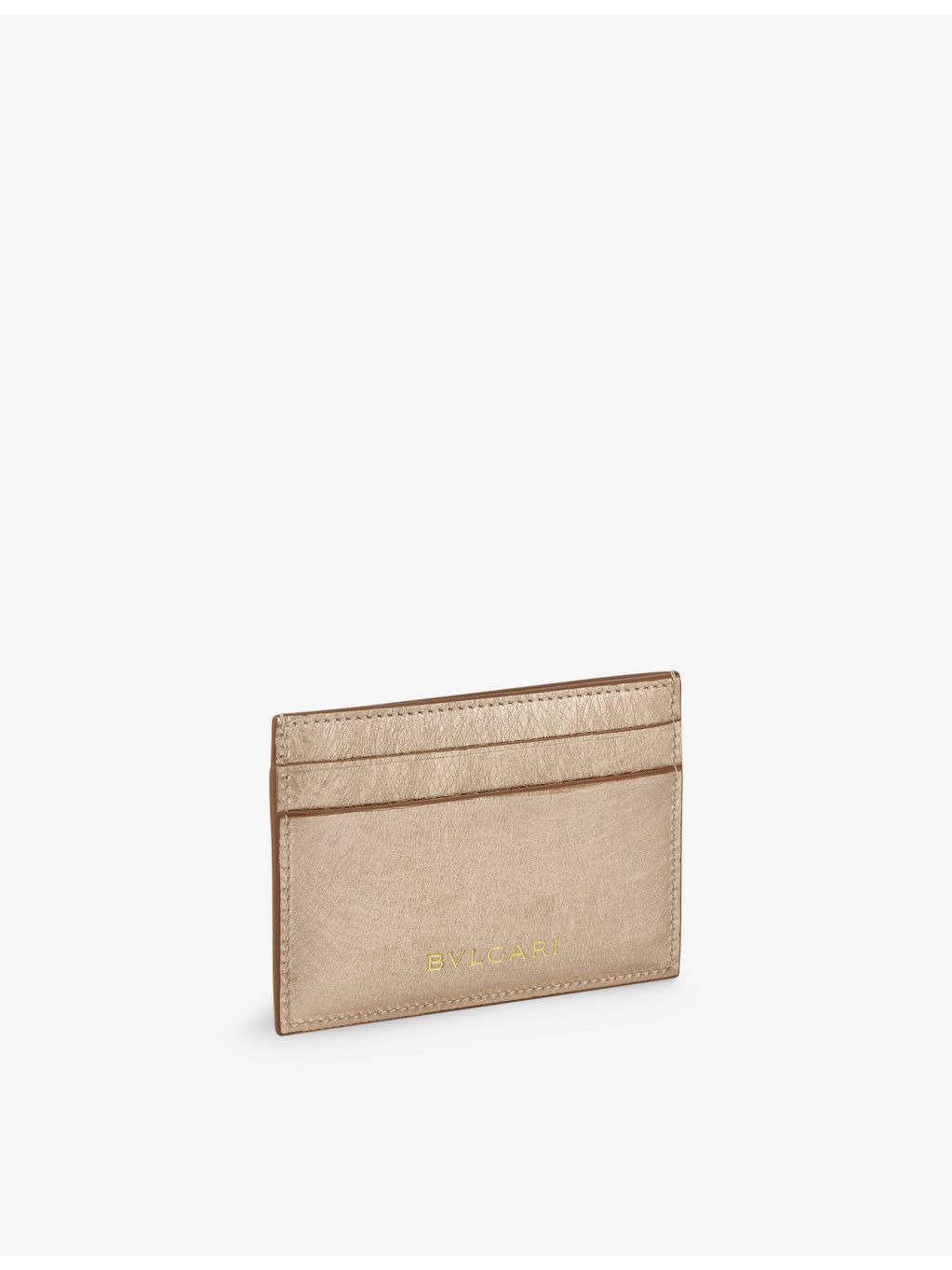 Serpenti Forever metallic-leather card holder - 3