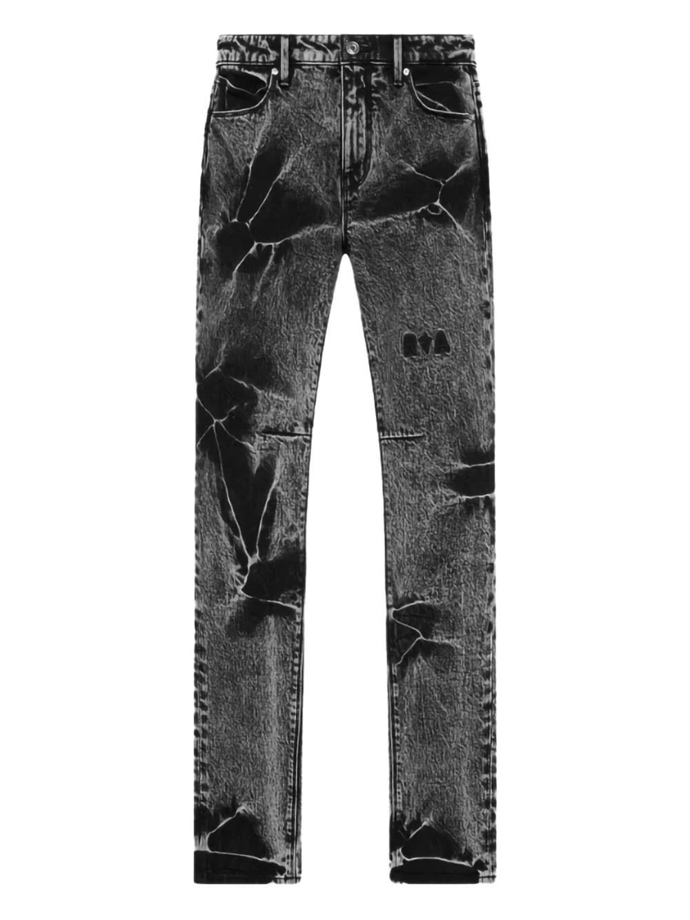 Bryant I Flower Acid Wash "Grey" jeans - 1