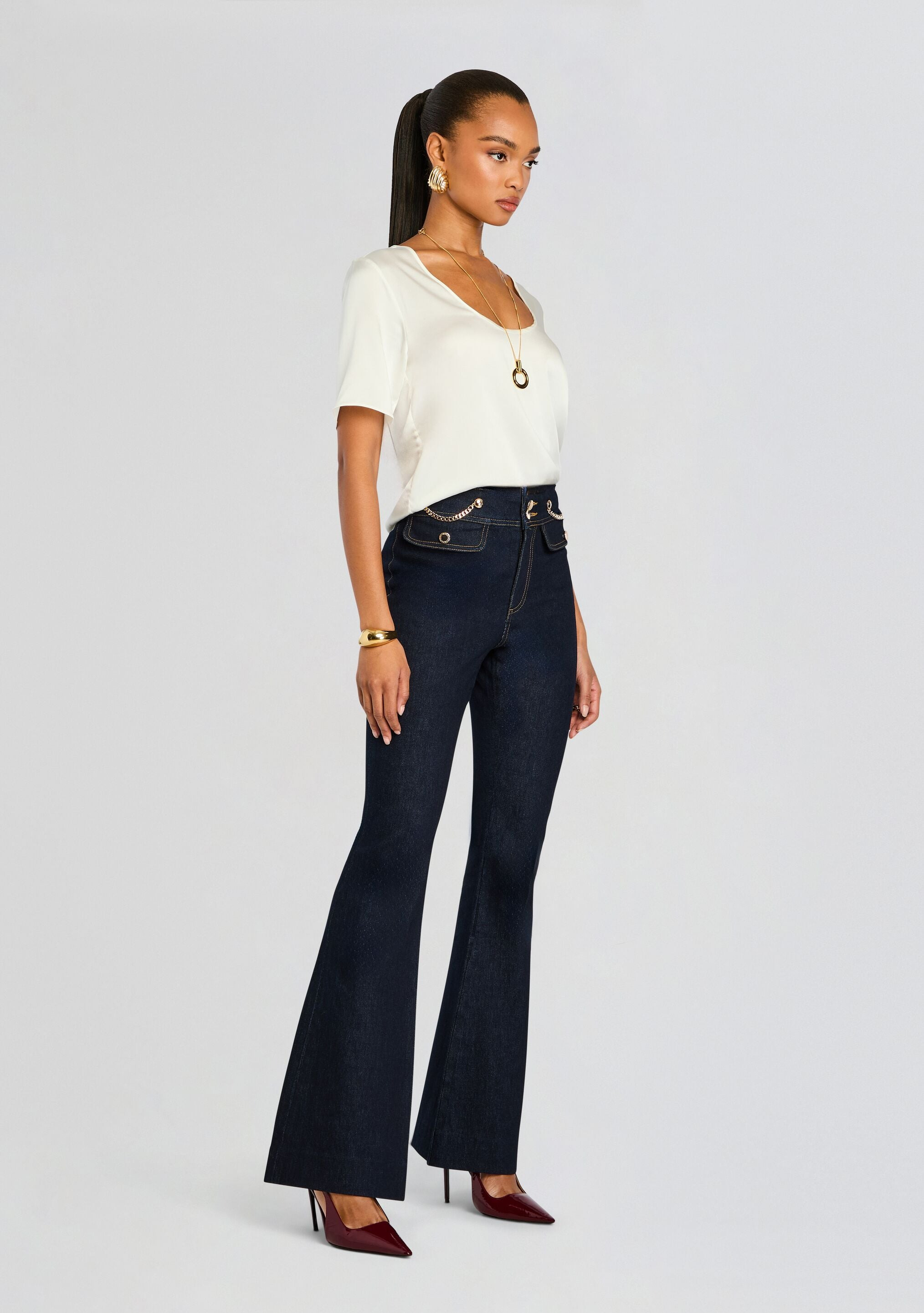 MAJA DENIM PANT - 3