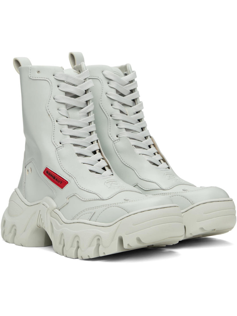 SSENSE Exclusive Gray Boccaccio II Boots 4