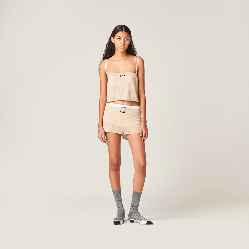 Miu Miu Cashmere and silk top outlook
