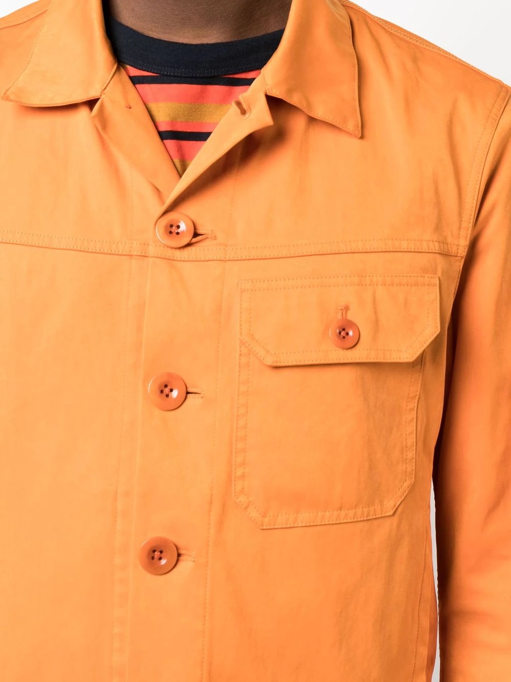 button-down cotton jacket - 5