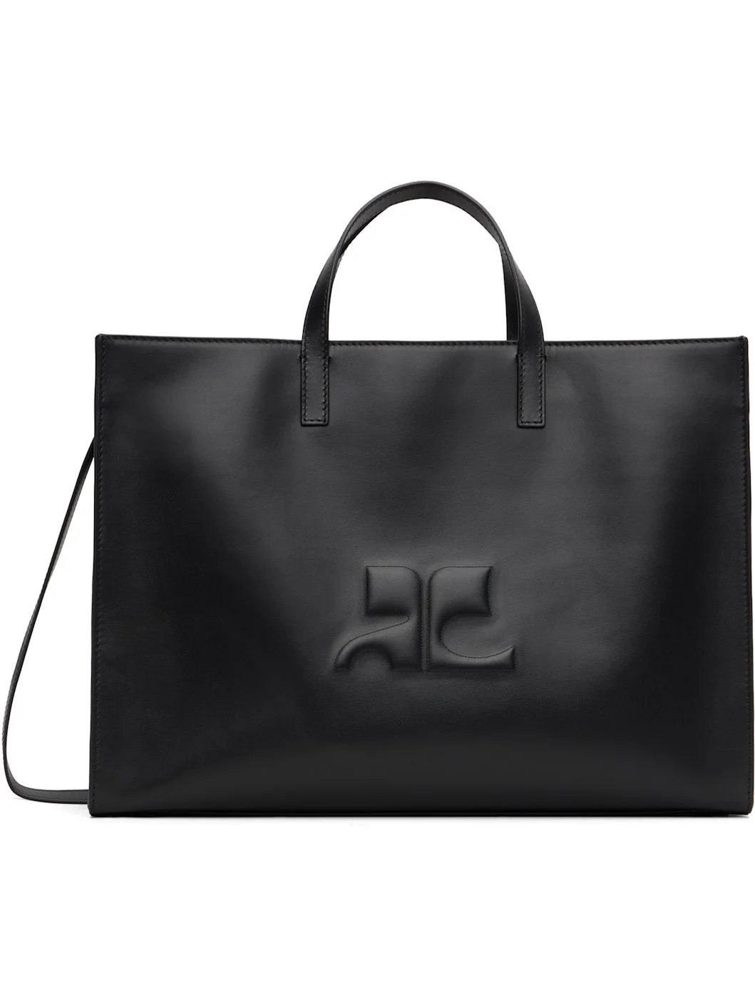 Black Heritage AC Leather Tote - 1