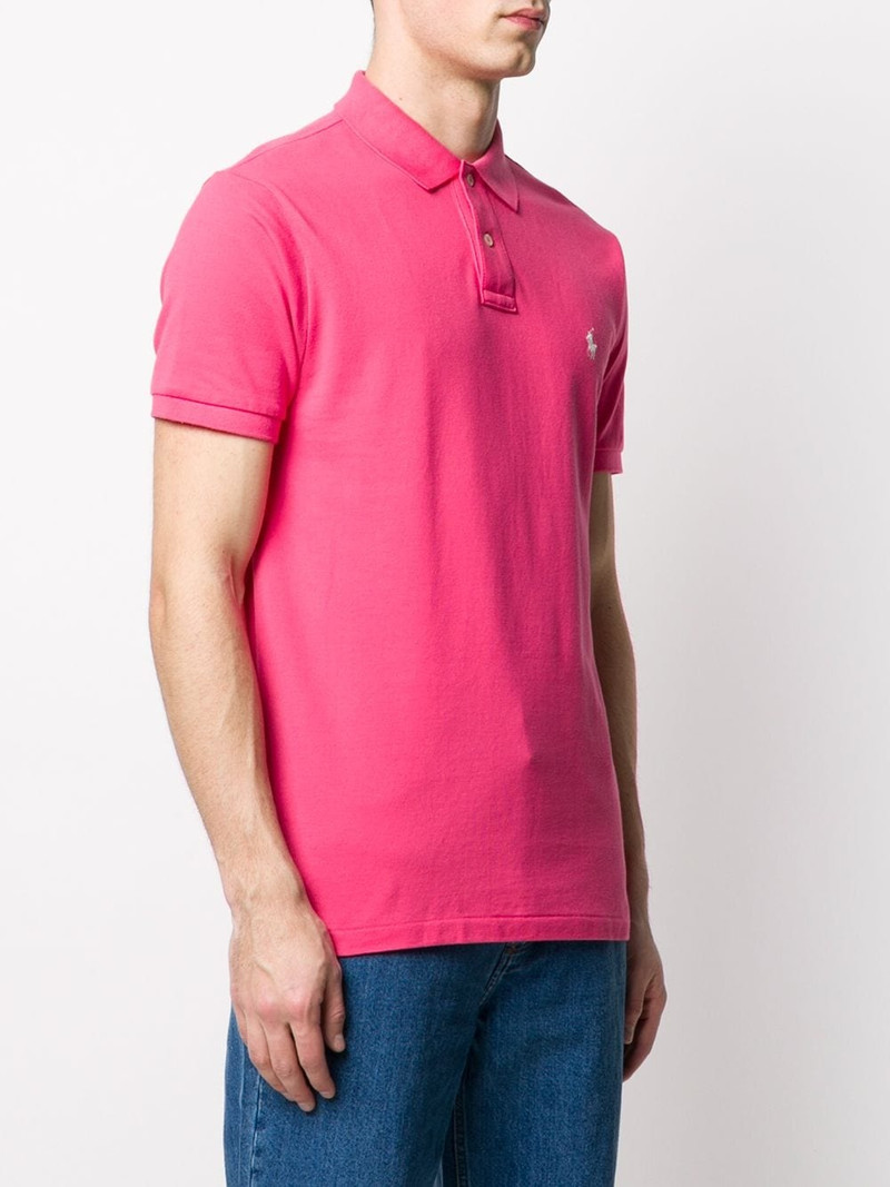 embroidered logo polo shirt 3
