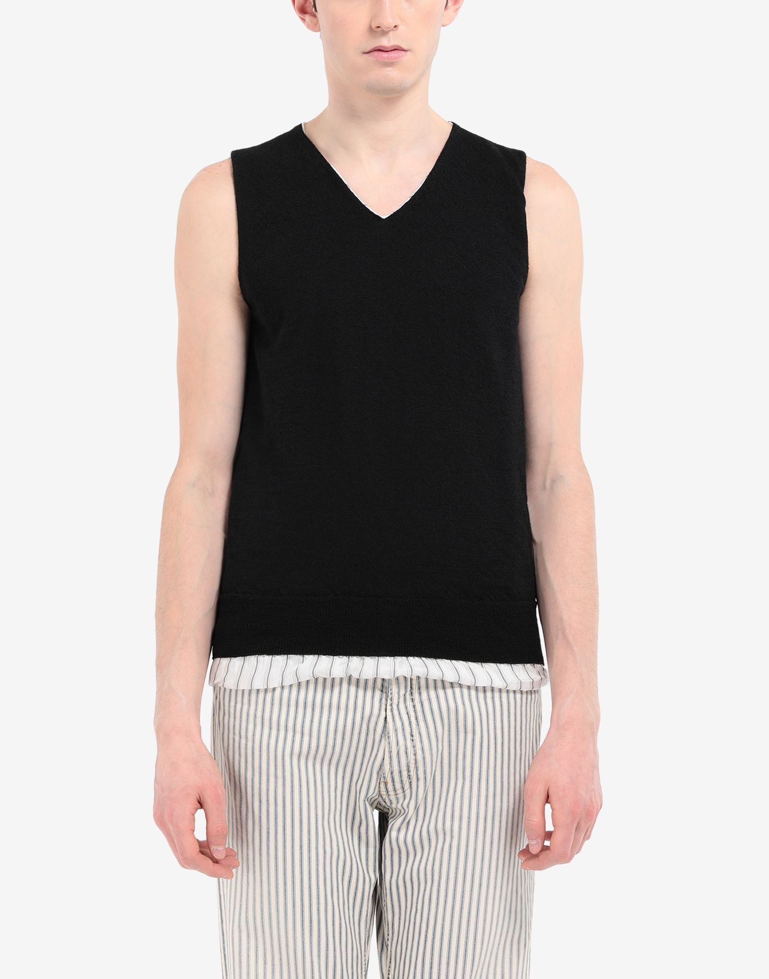 Lining sleeveless sweater - 5