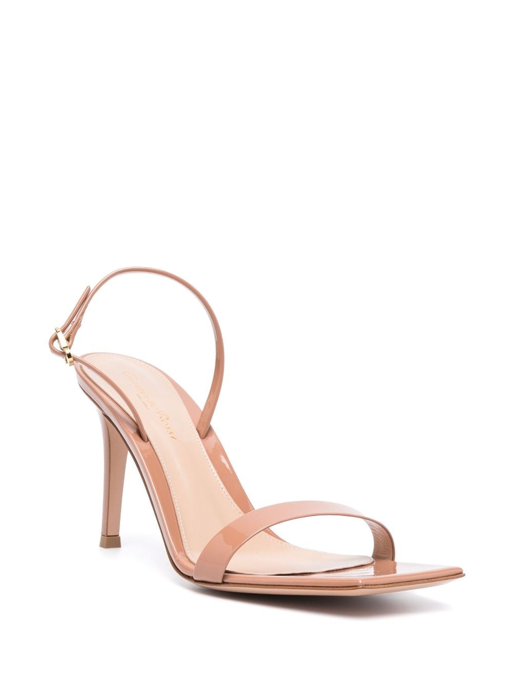 Ribbon Stiletto 85mm leather sandals - 2