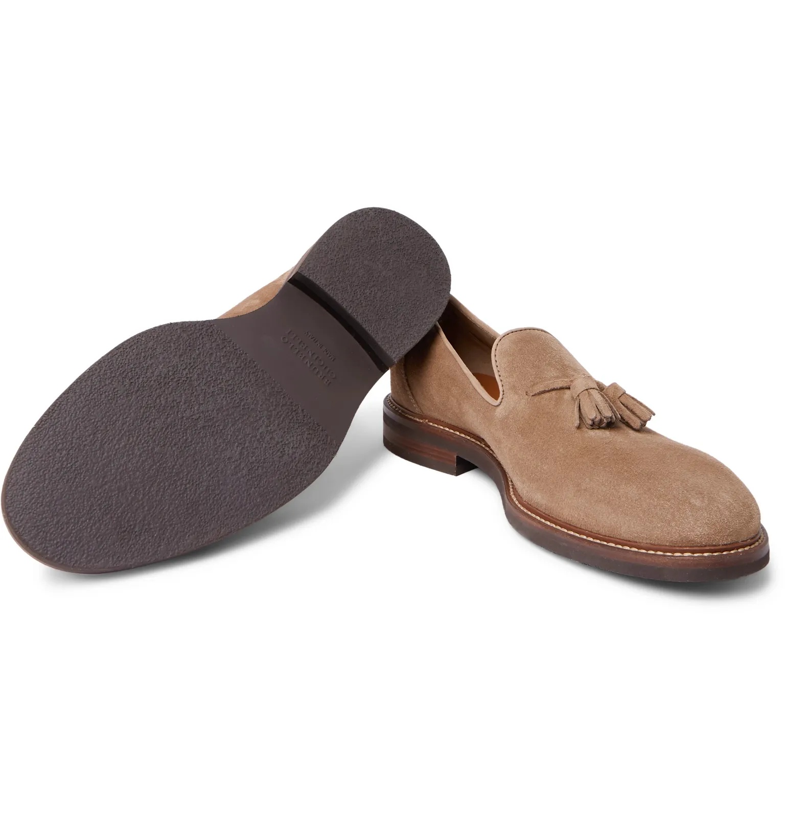 Suede Tasselled Loafers - 3