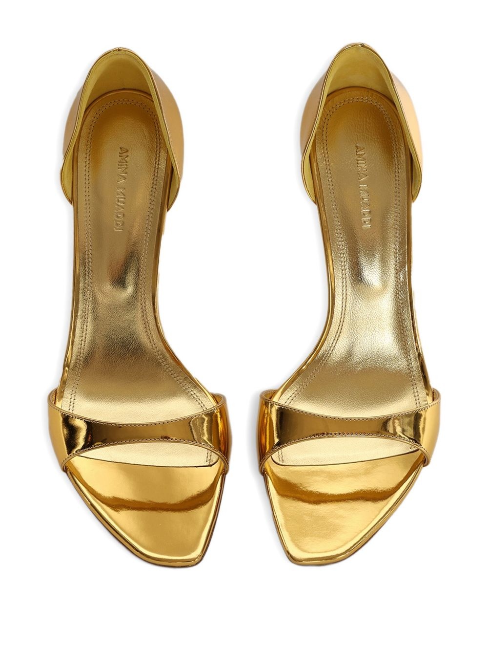 95mm Agnese metallic open-toe sandals - 3