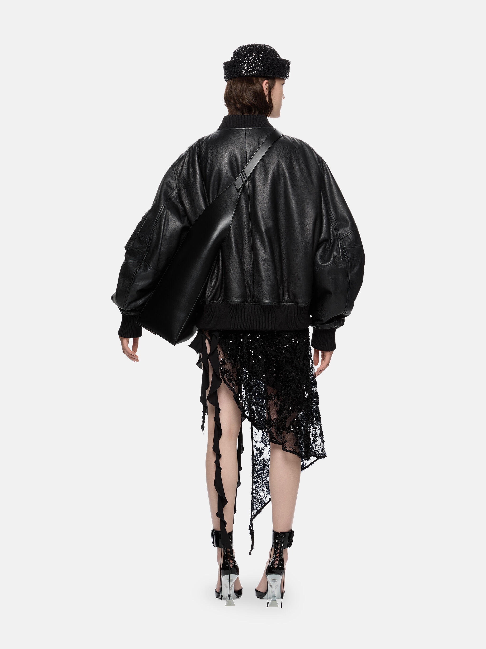 ''ANJA'' BLACK BOMBER - 3