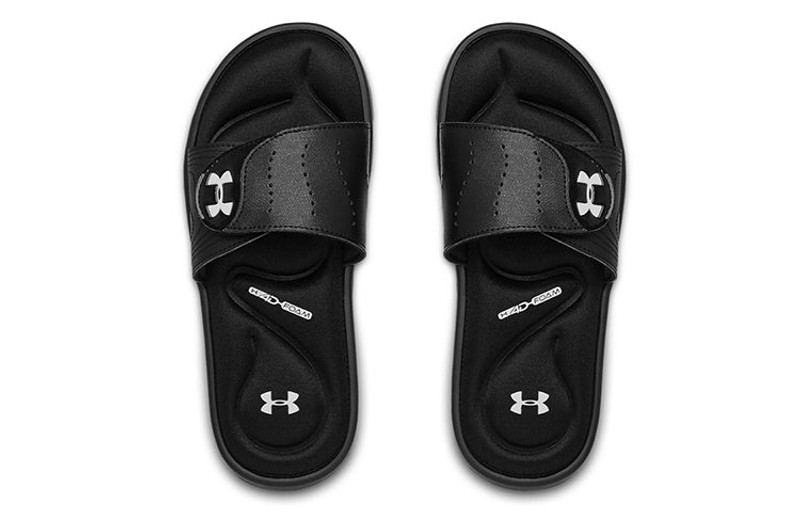 Under Armour (WMNS) Under Armour Ignite 9 Slide 'Black' 3022717-001 outlook