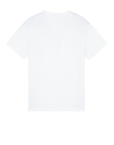 Stone Island 21213 COTTON JERSEY_GARMENT DYED WHITE outlook