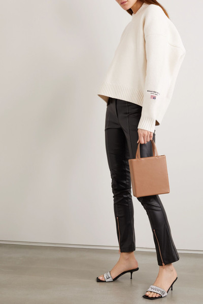 Alexander Wang Embroidered wool-blend sweater outlook