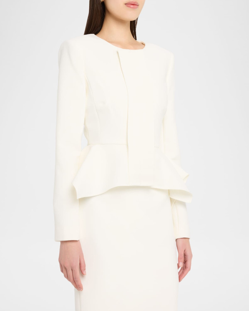 Peplum Crepe Jacket 4