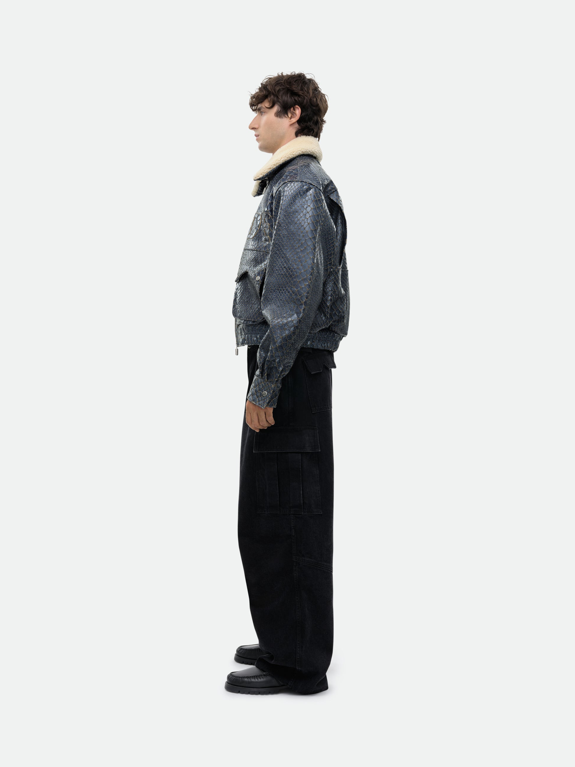 BLUE CROCODILE PILOT JACKET - 8