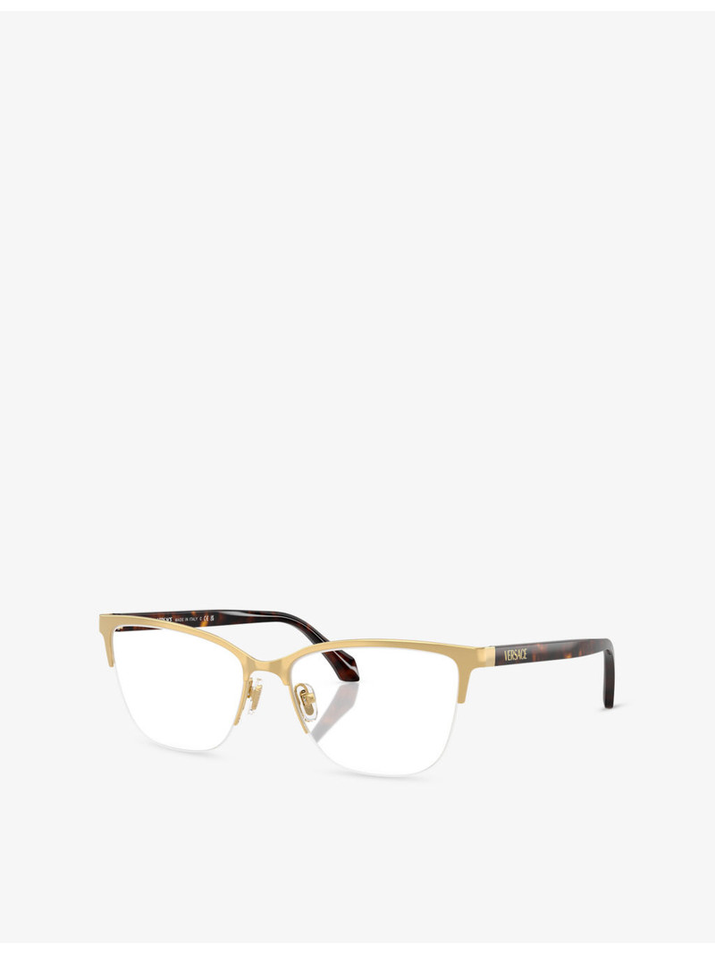 VE1304 Square-Frame Metal Optical Glasses 5