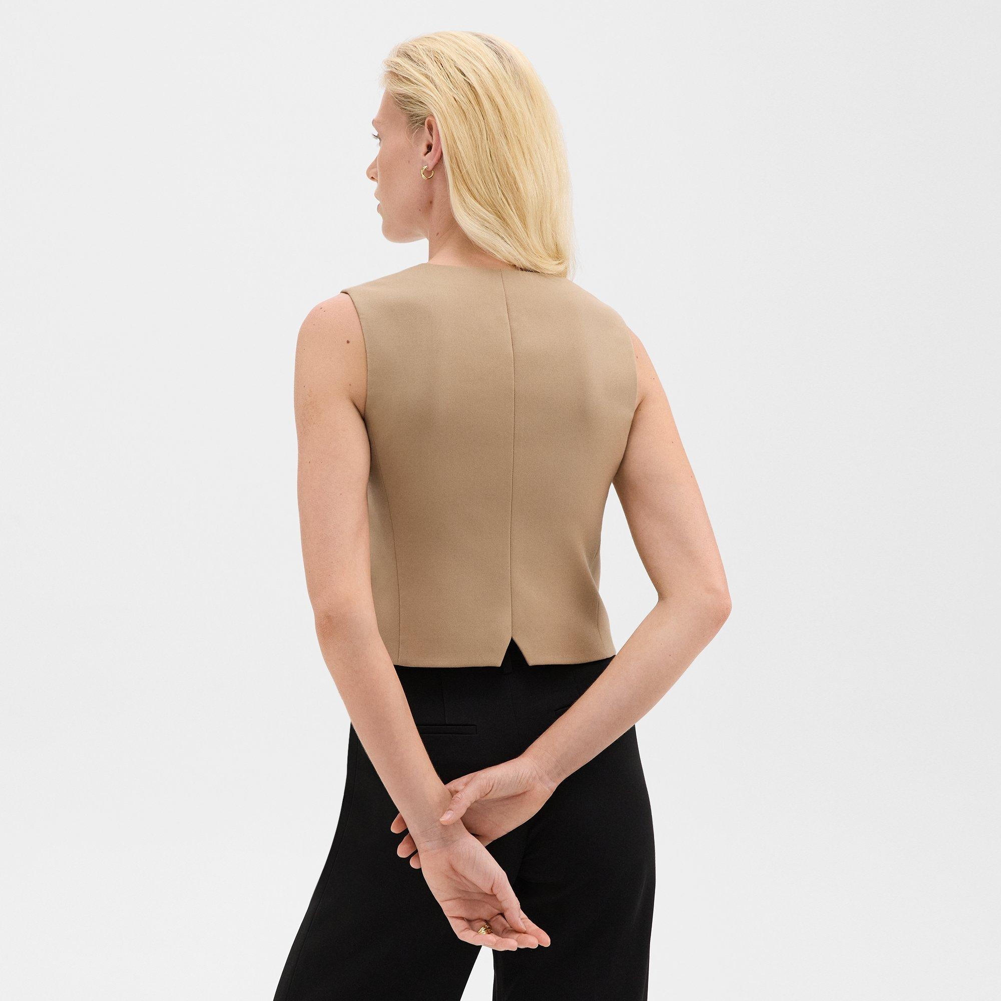 Slim Vest in Sleek Flannel - 4