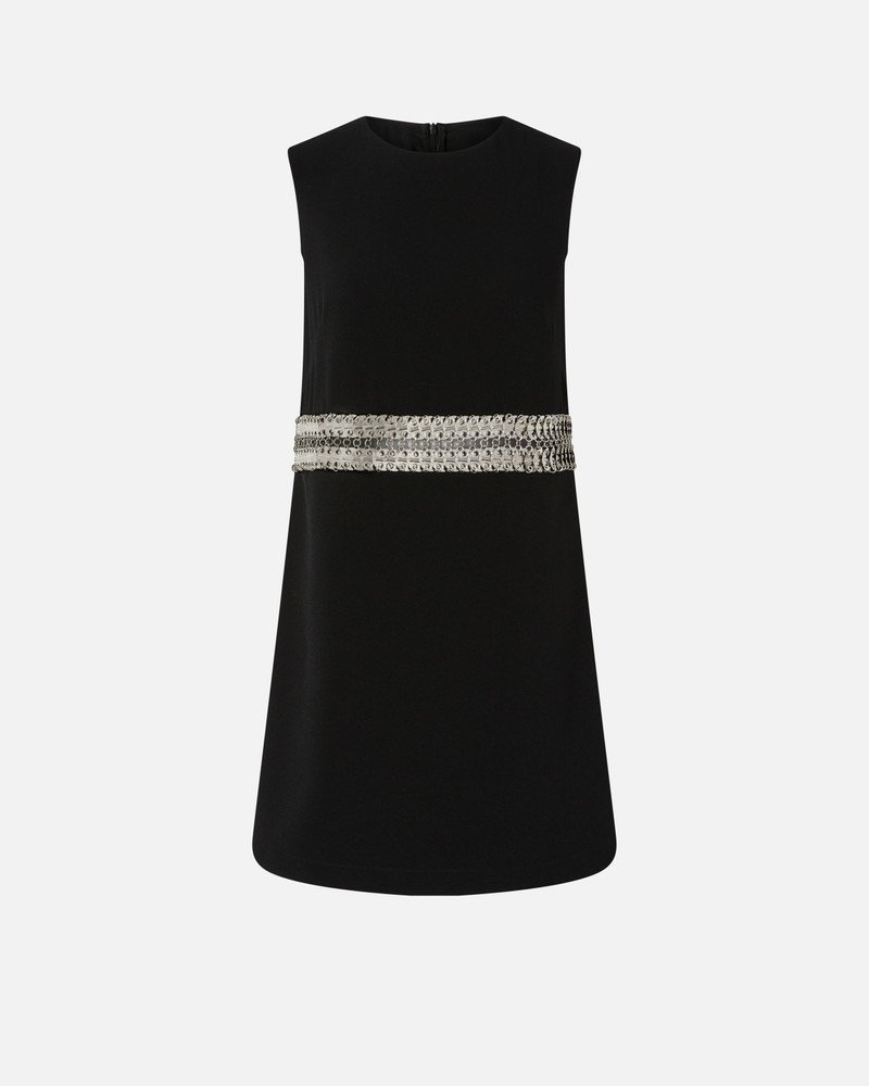 CREPE DRESS WITH JEWEL EMBROIDERY 1